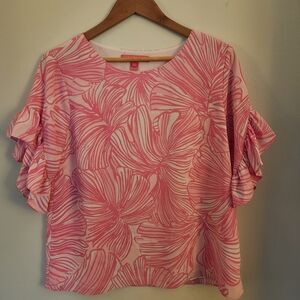 Lilly Pulitzer Darlah Ruffle Blouse